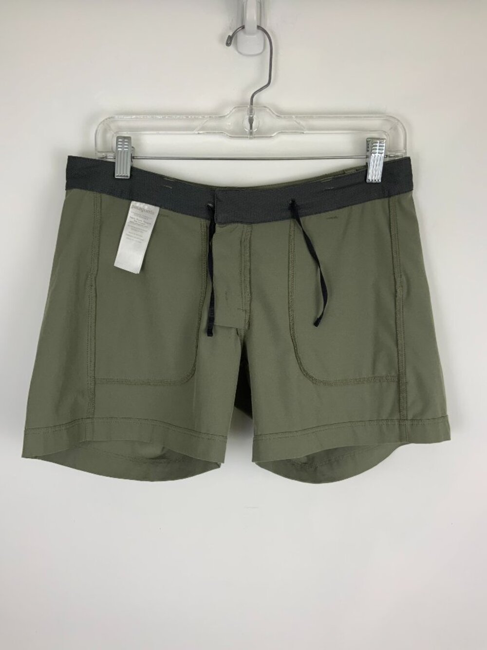 Patagonia Happy Hike Women's Shorts in Olive/Army Green Sz 6 - Picture 7 of 16